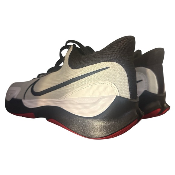 Nike Renew Elevate 3 Mens Sz 9.5 White Red Basketball Sneakers Shoes DD9304-100 - Picture 2 of 5